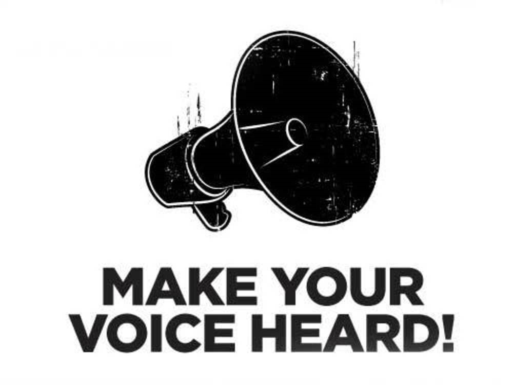 Your Voice. Voice heard. Make your Voice heard. Voice heard vector. He heard the voices